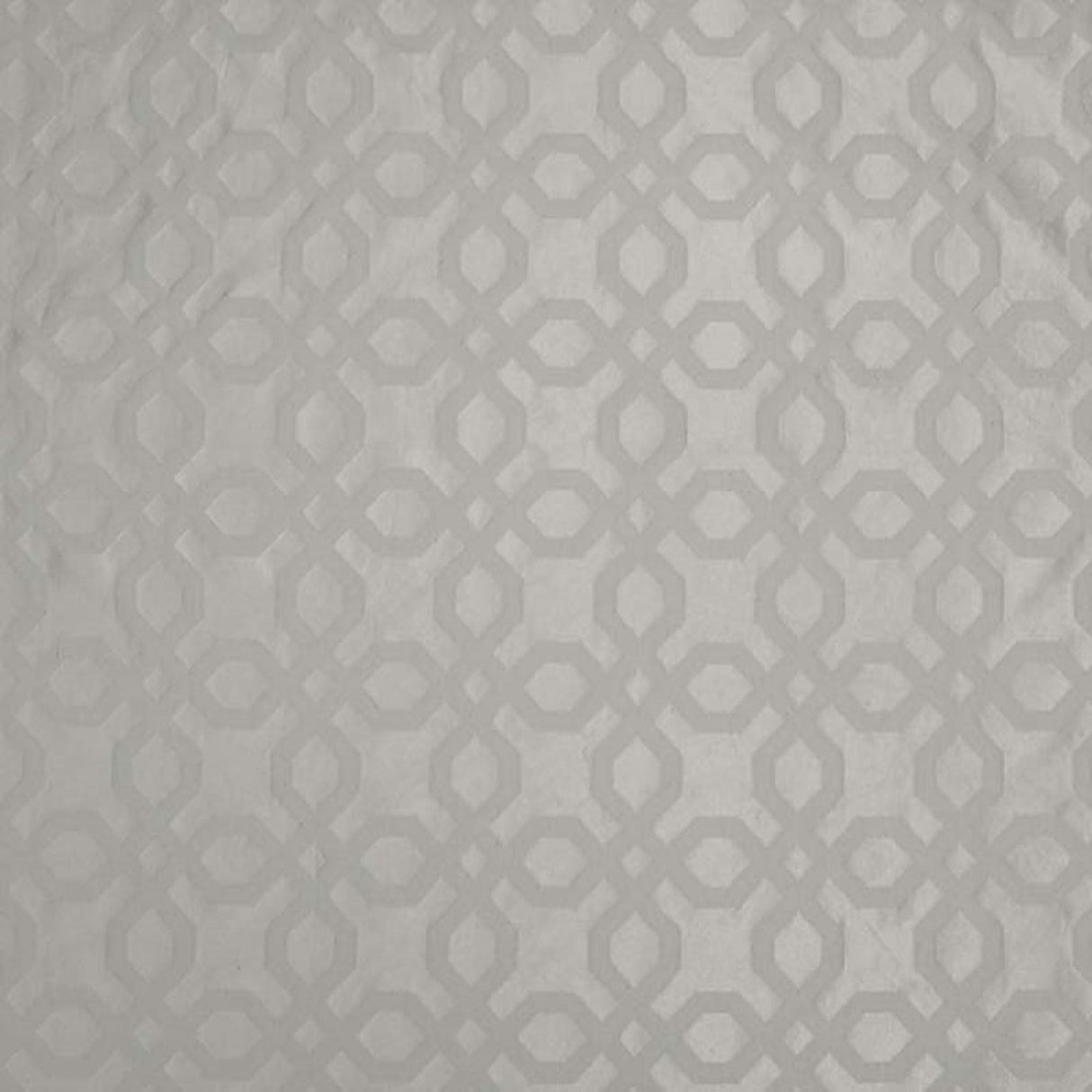 Woodsen Embossed Geometric Diamond Jacquard Fabric - Natural/Washed, 60" Width (1 Yard)