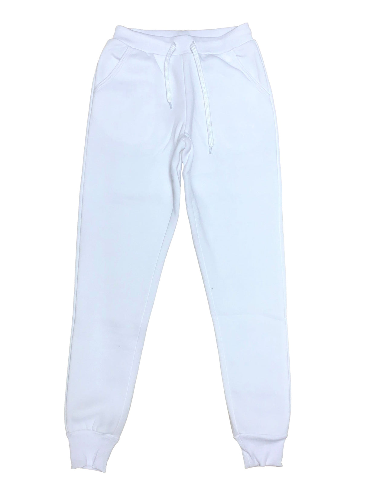 Women's Joggers Polyester Fabric - Solid Color, Drawstring Waist, Full Length (1 Piece)