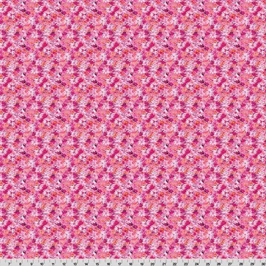 Minky Fabric Wanderlust Daisies Pink Quilting Cuddle