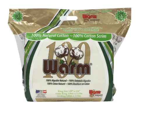 Cotton Batting Warm 100 Natural Cotton Scrim