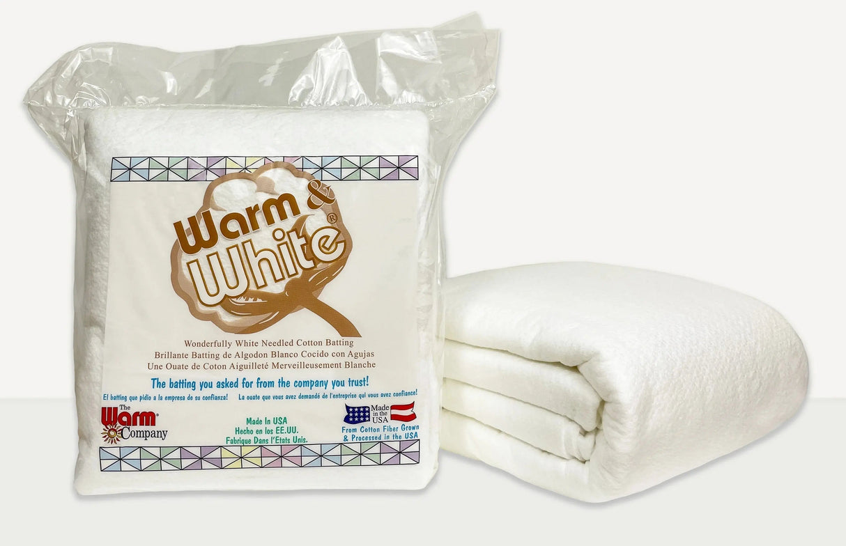 Cotton Batting Warm & White Needled