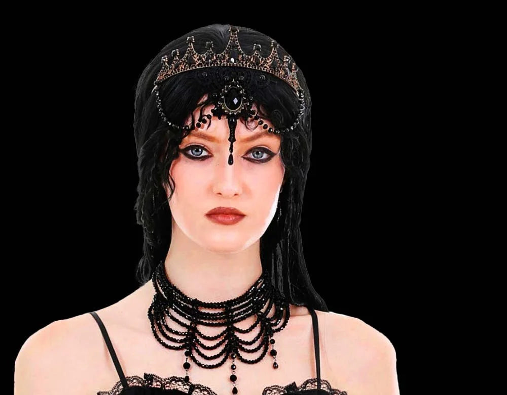 Gothic Princess - Beaded Crown