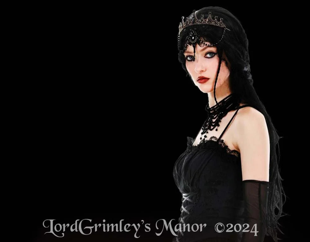 Gothic Princess - Beaded Crown
