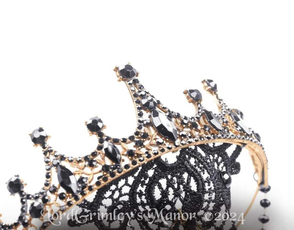 Gothic Princess - Beaded Crown