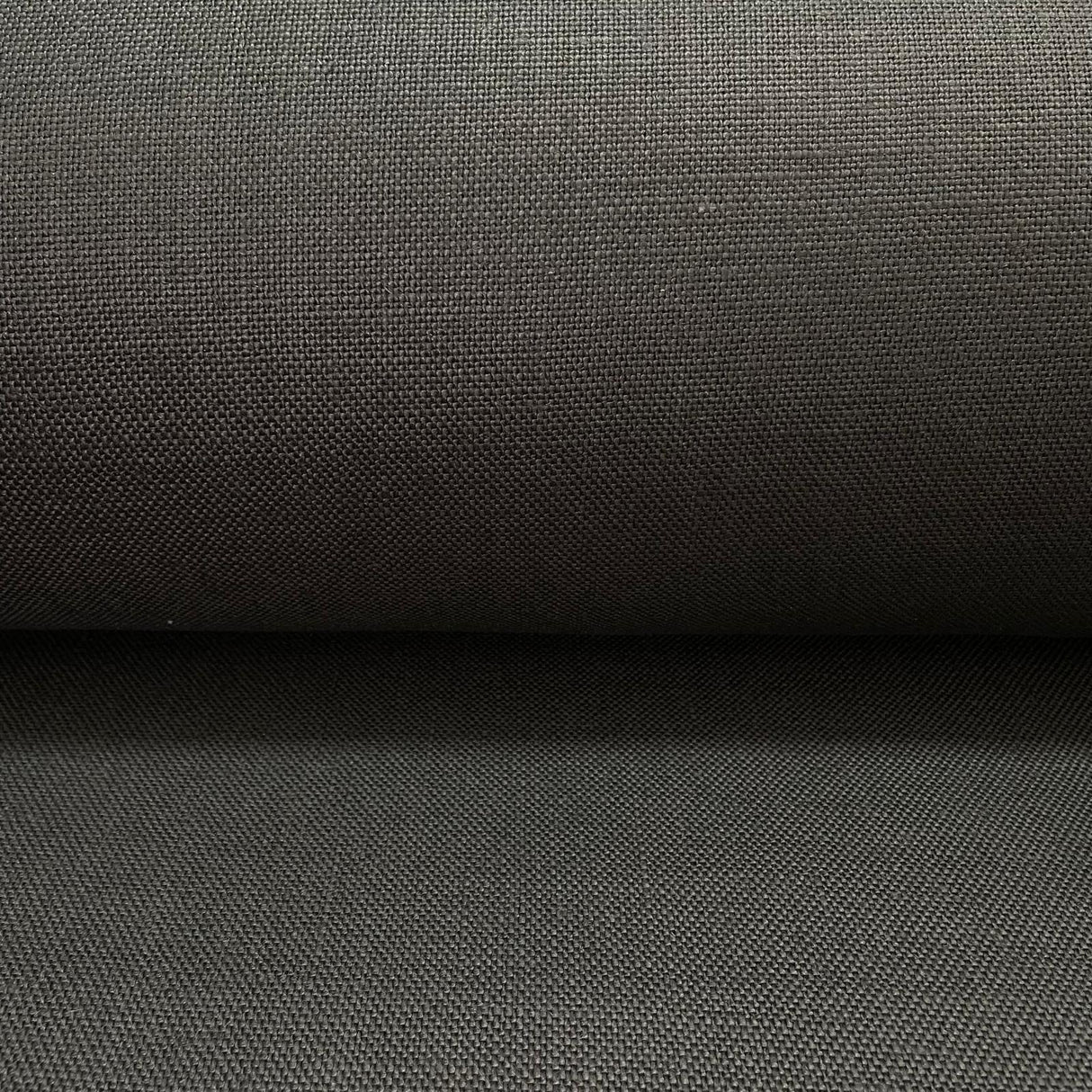 Pure Linen Upholstery Fabric Gunmetal
