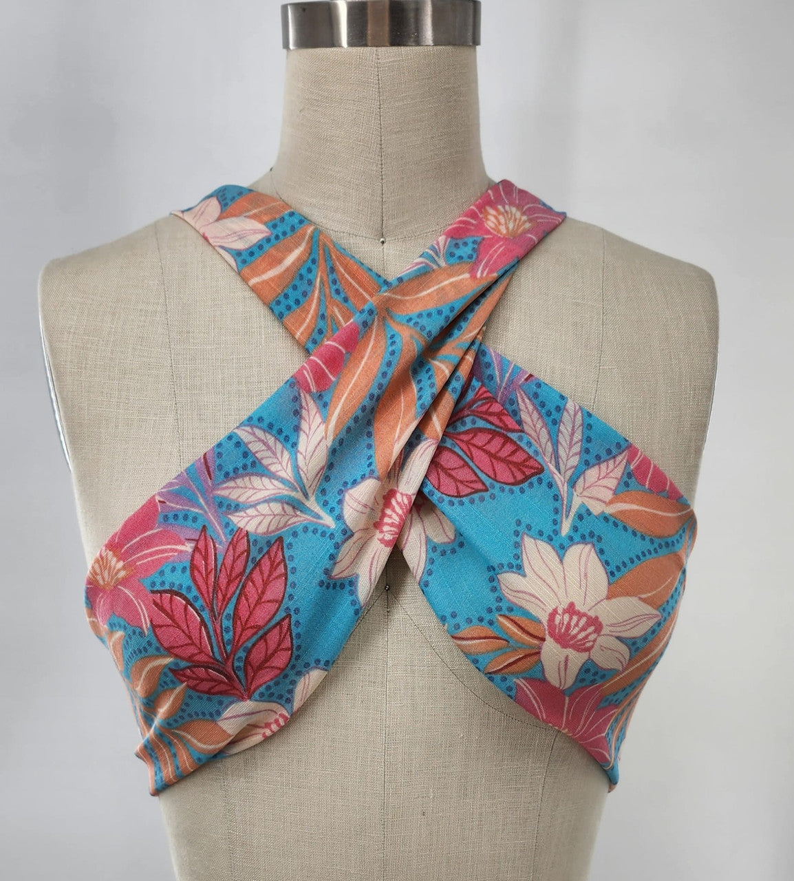 1 Yard Slub Fabric Turquoise Rayon Nylon Blend Lightweight Soft For Clothing 58/59 Inches Width