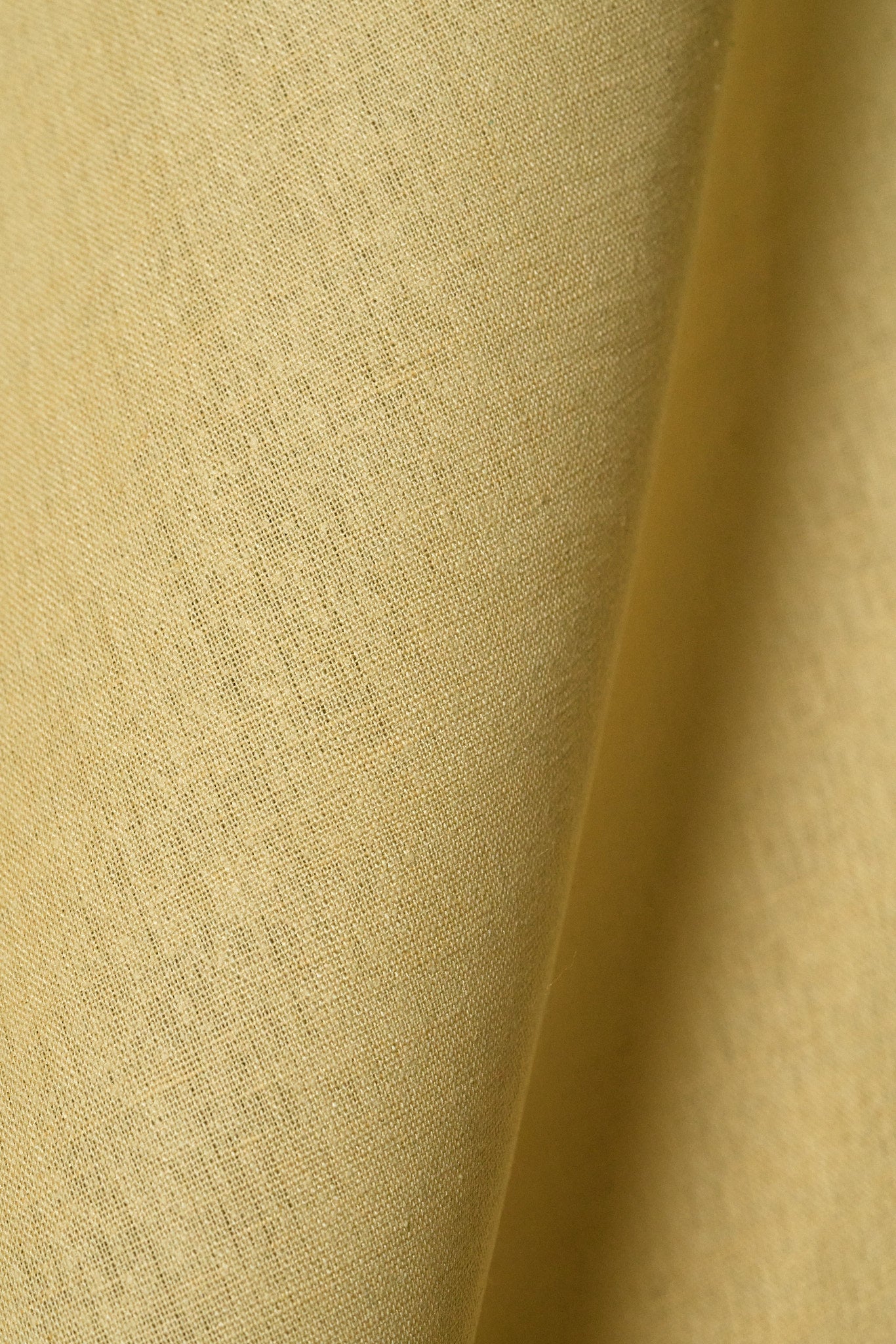 1 Yard Linen Silk Blend Fabric Wheat Color, Midweight Woven Apparel Material 54 Inches Wide