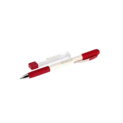 White Bohin Mechanical Chalk Pencil With Refill