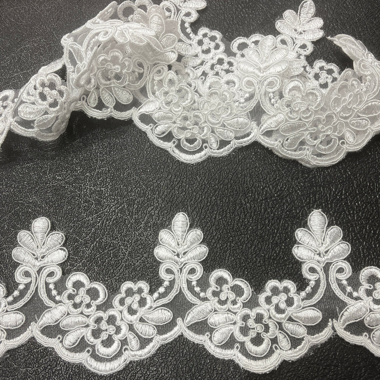 Floral Corded Lace Trim
