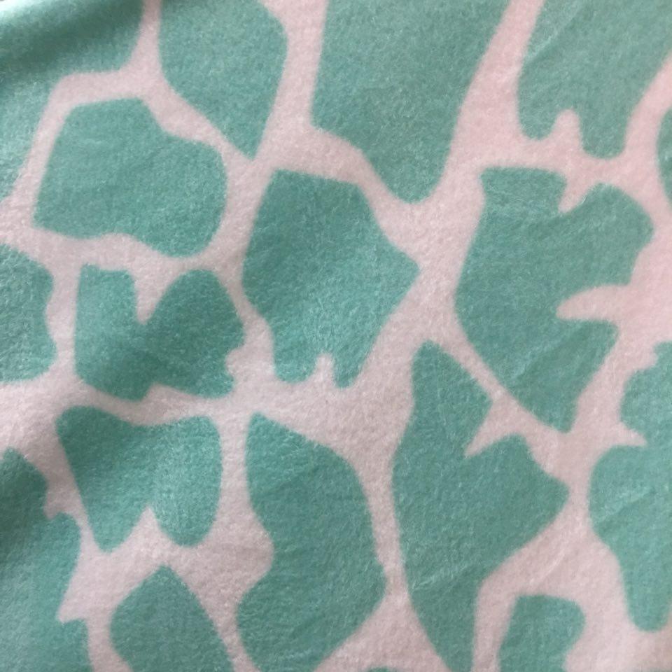 Fleece Fabric Giraffe Print 60" Wide