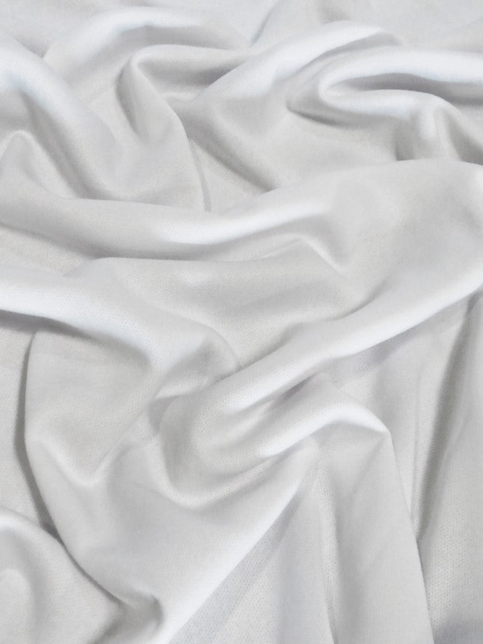 White Polar Fleece Fabric Sold By The Yard