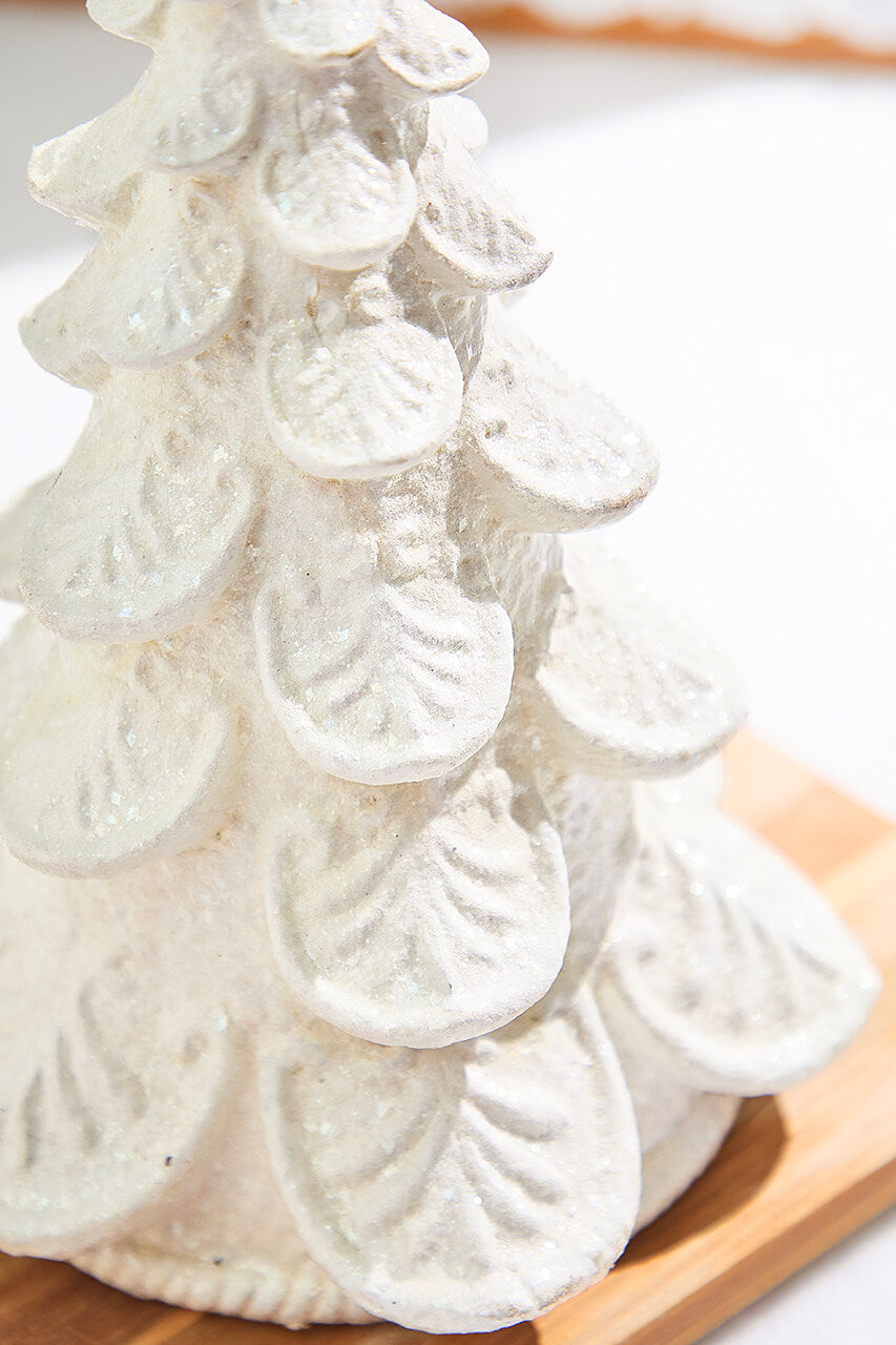 12" Resin Holiday Tree
