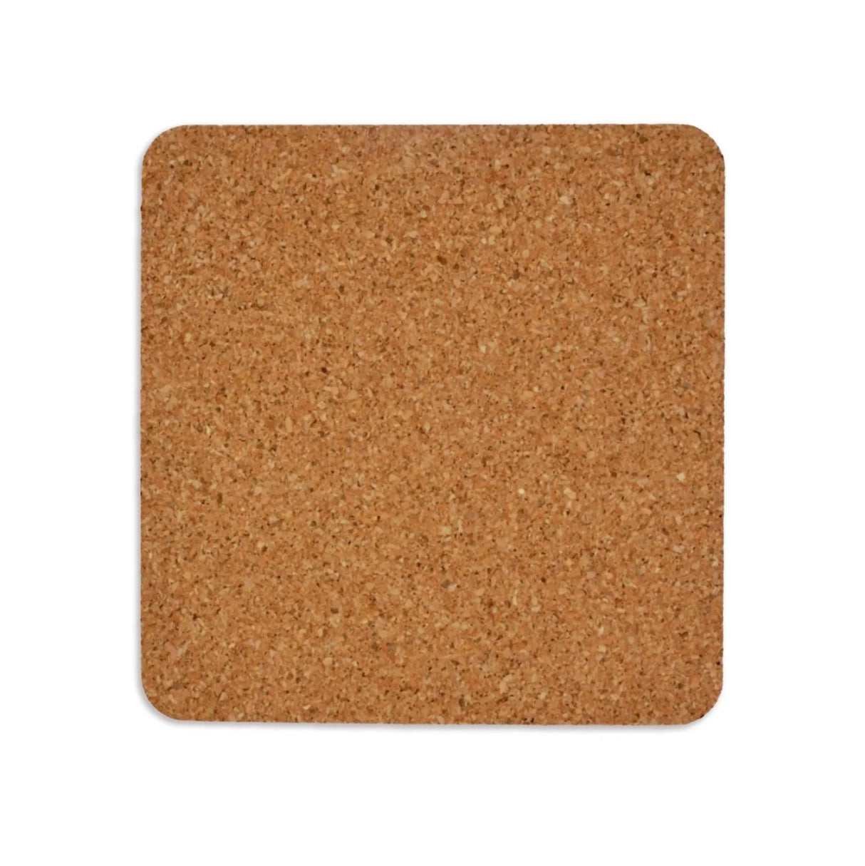 Natural Cork Square Coaster (Single - 4")