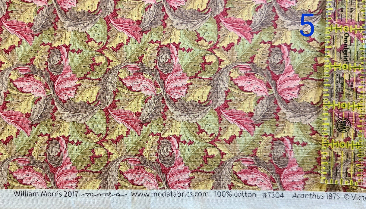 Quilting Cotton William Morris 2017 Moda Floral 100% Cotton