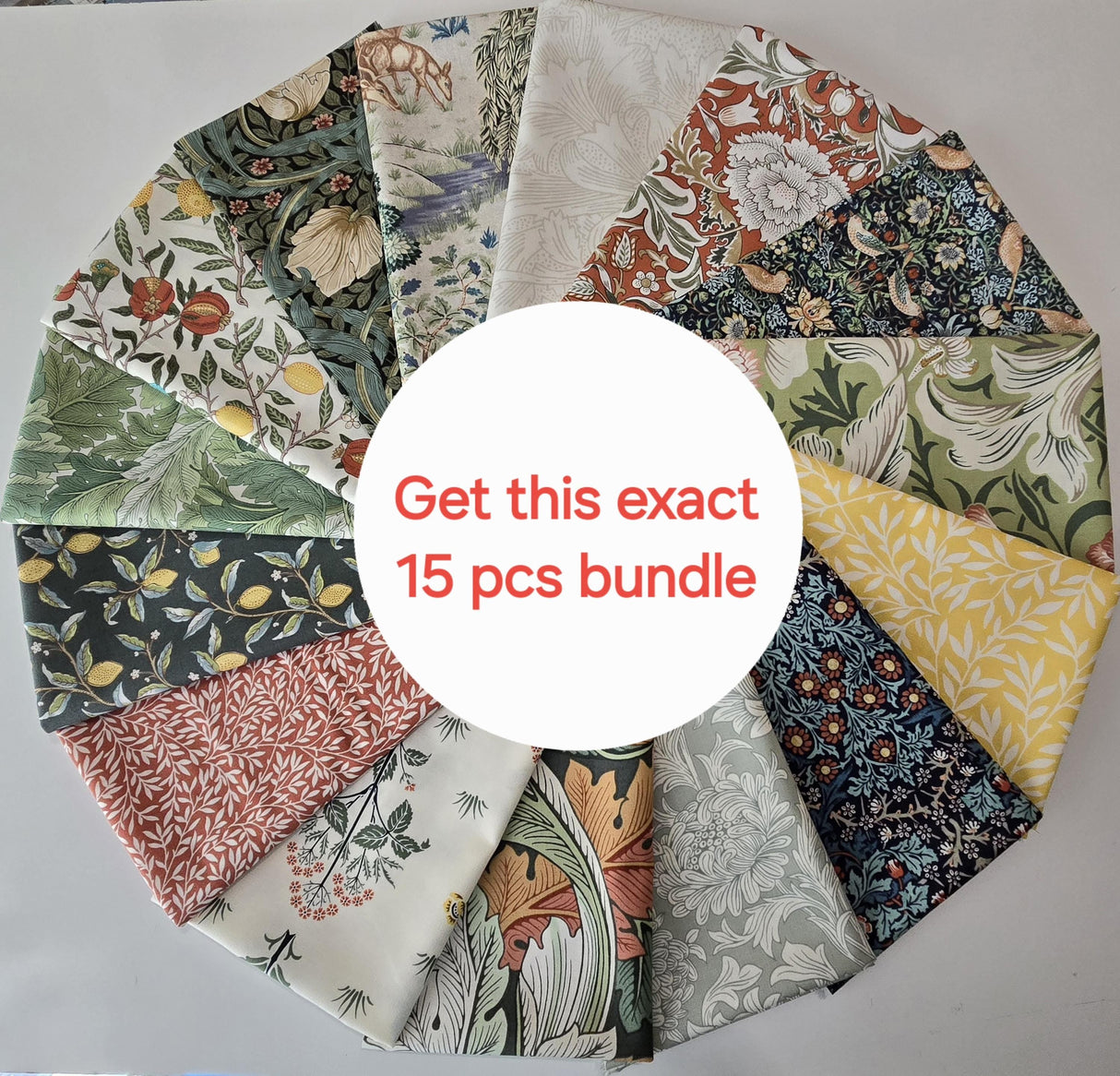 Fat Quarter Bundle William Morris Floral Prints Free Spirit