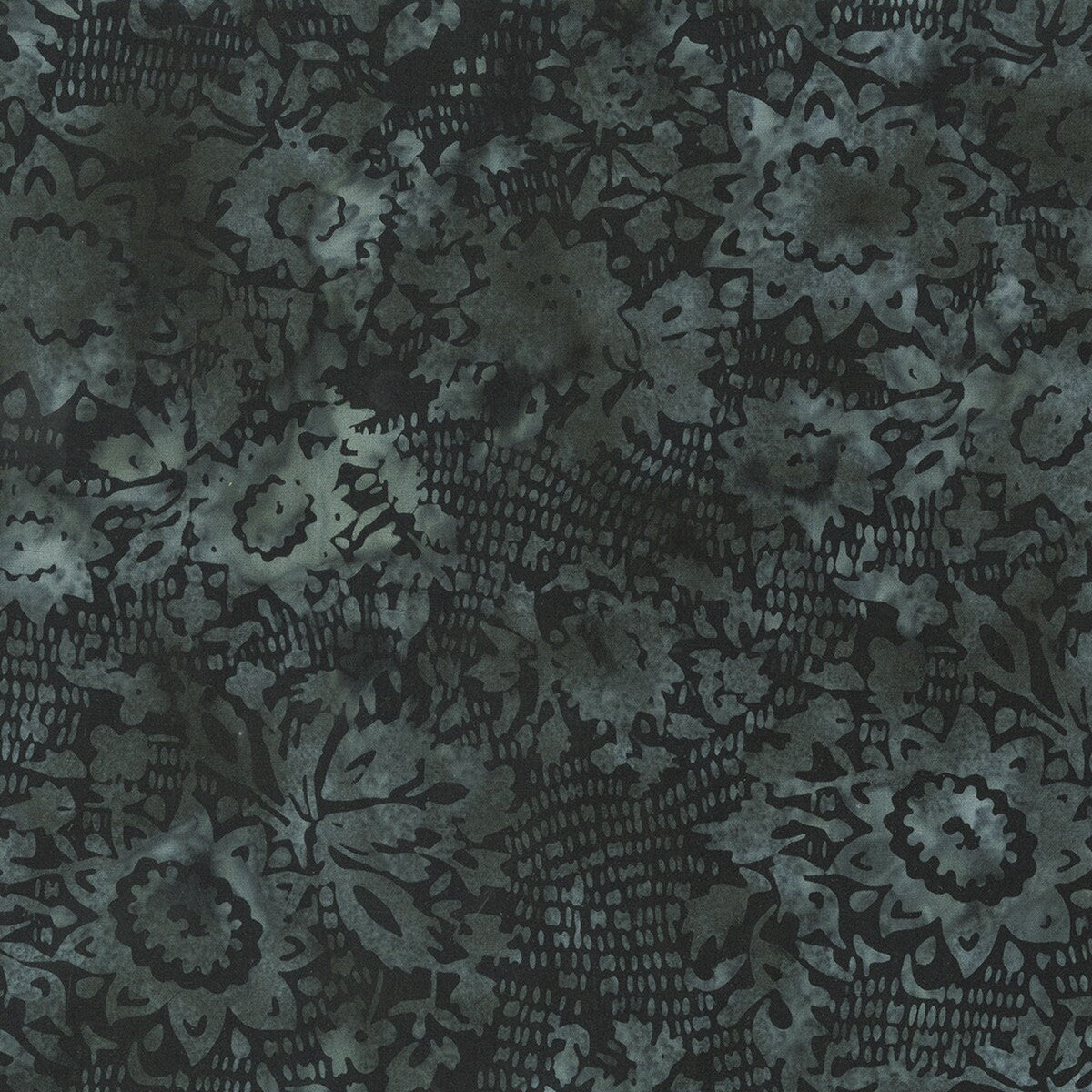 Batik Cotton Anthology Batiks Baliscapes Obsidian Sashiko Black Windham