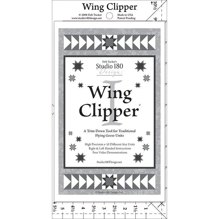Flying Geese Wing Clipper Ruler