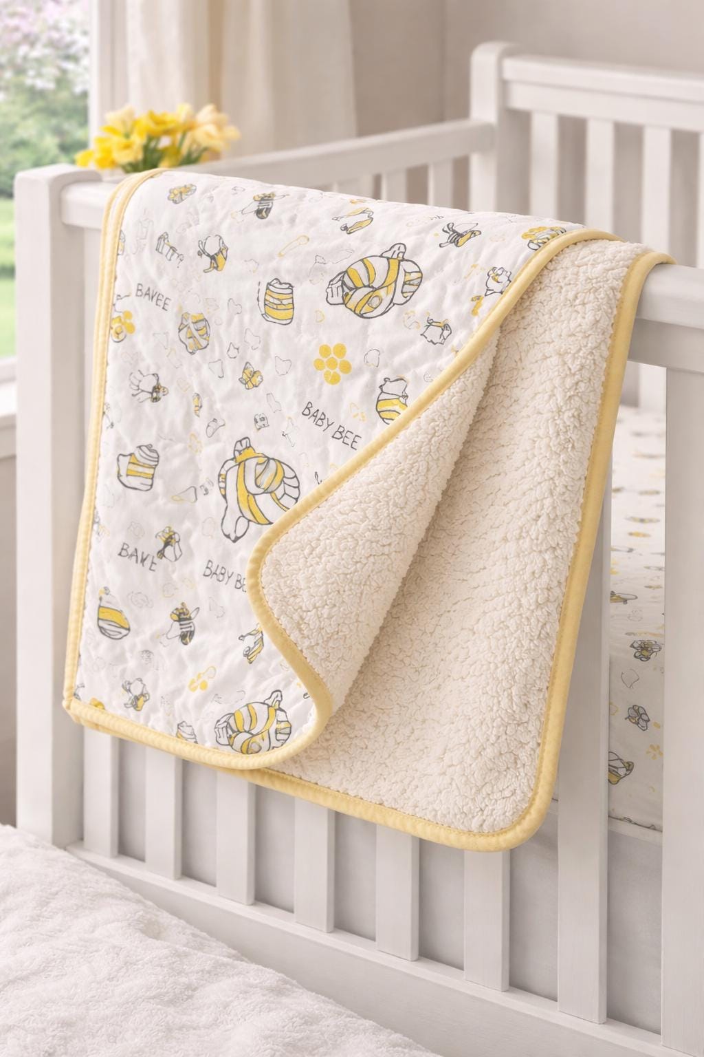 Quilting Cotton Disney Winnie the Pooh Baby Bee