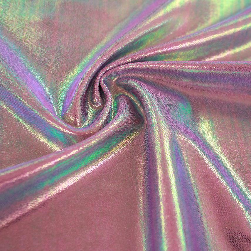 Wizard Foiled Spandex Nylon Spandex Fabric - Iridescent Foil, 56/58" Width, 4-Way Stretch (1 Yard)