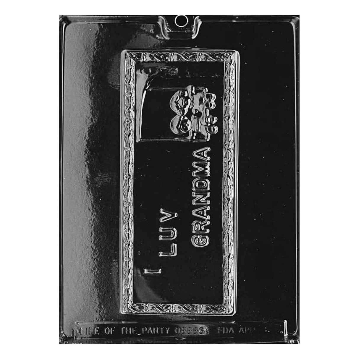 I Luv Grandma Gift Card Chocolate Mold