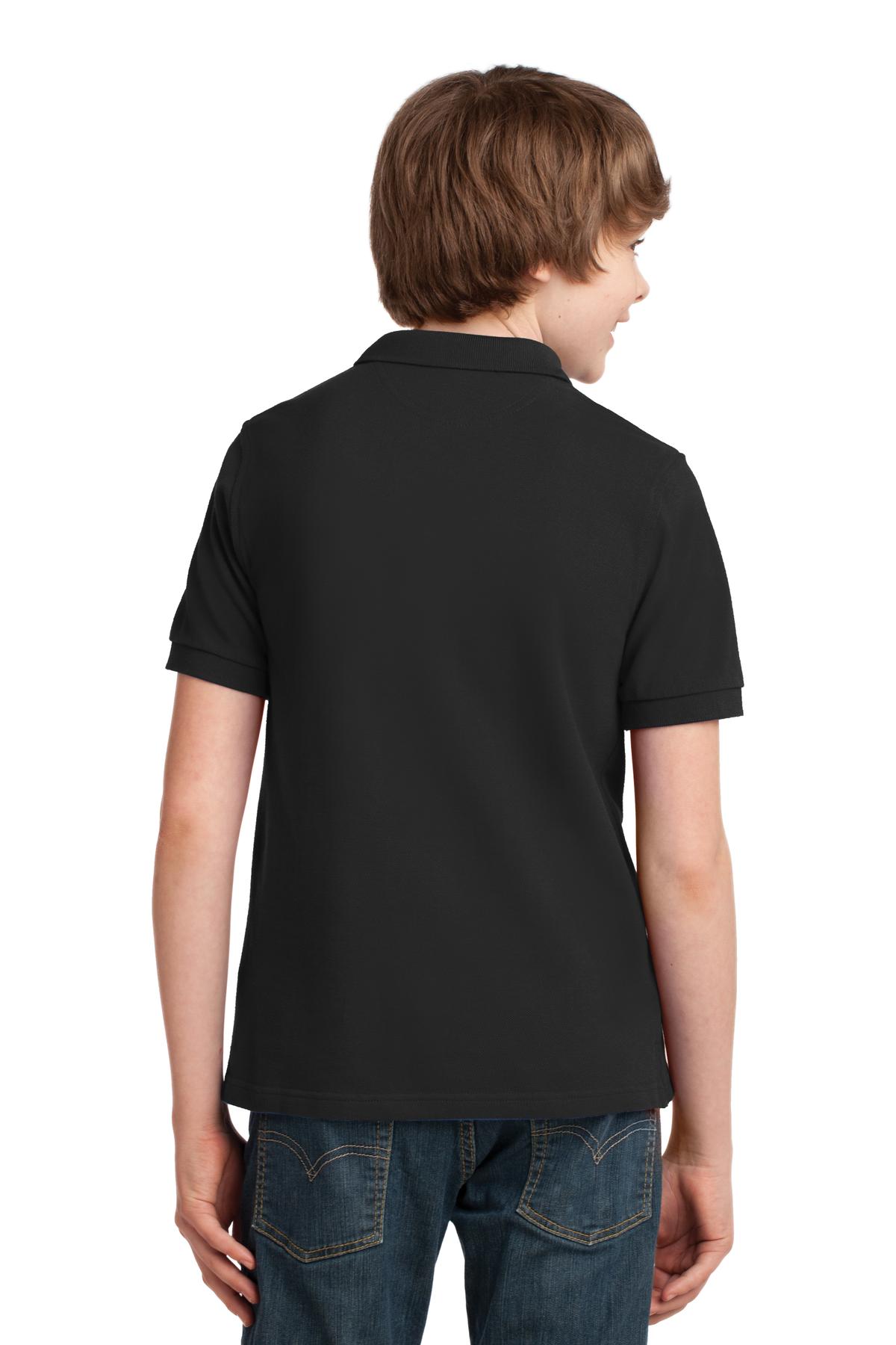 Port Authority® Youth Heavyweight Cotton Pique Polo