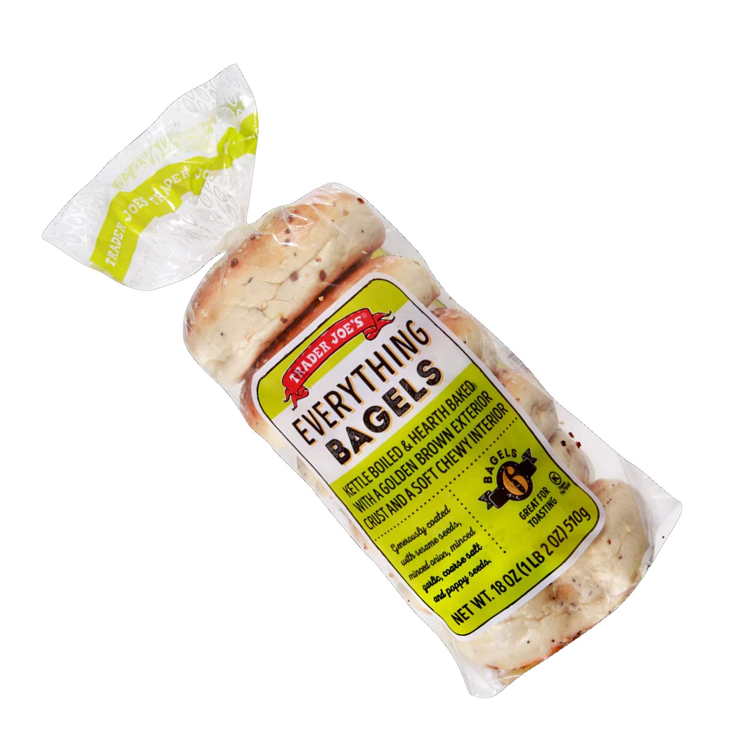 Trader Joes Plain Bagels 18 Oz