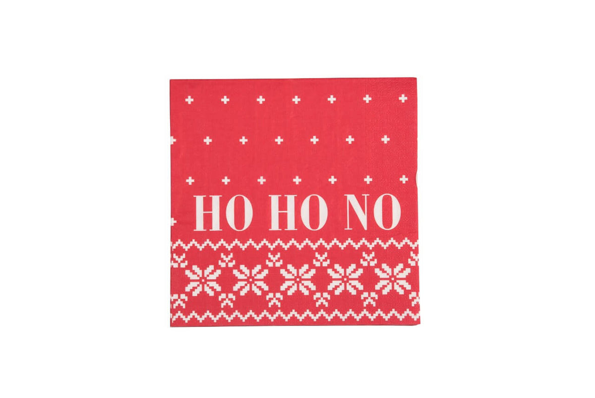 Paper Ho Ho No Napkins - Set of 20