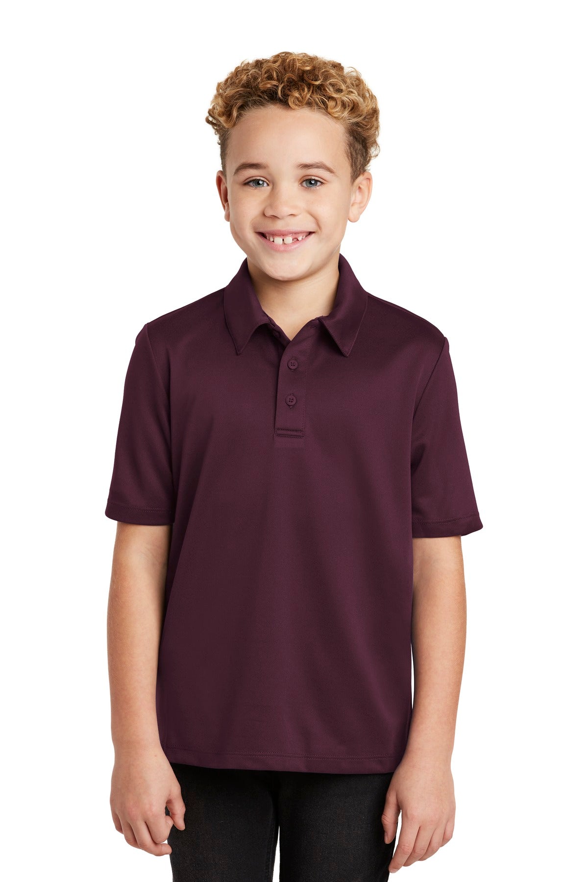 Port Authority® Youth Silk Touch Performance Polo.