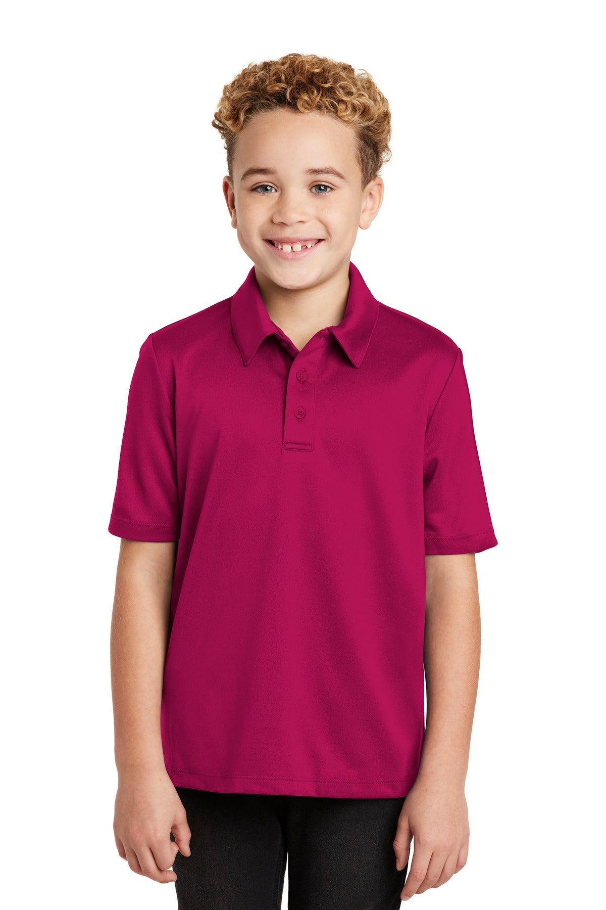 Port Authority® Youth Silk Touch Performance Polo.