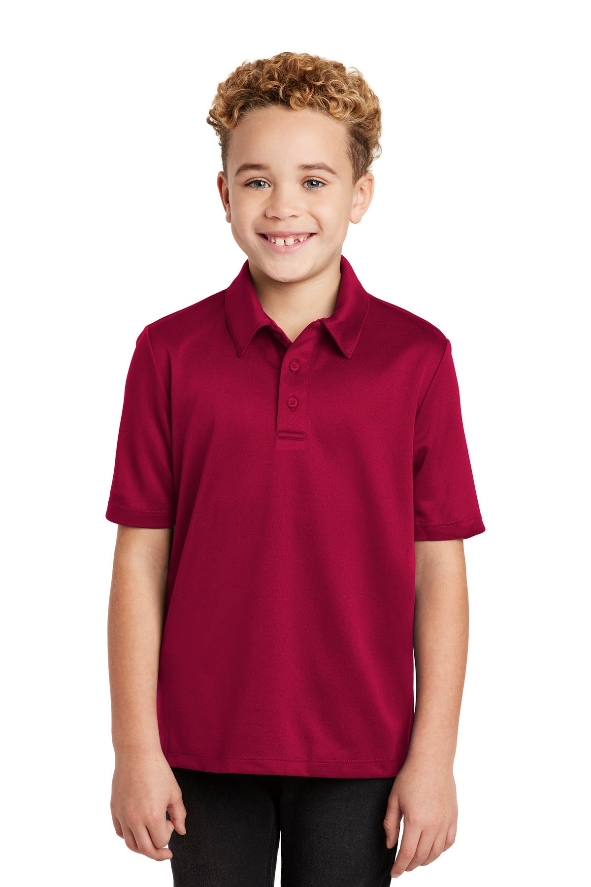 Port Authority® Youth Silk Touch Performance Polo.
