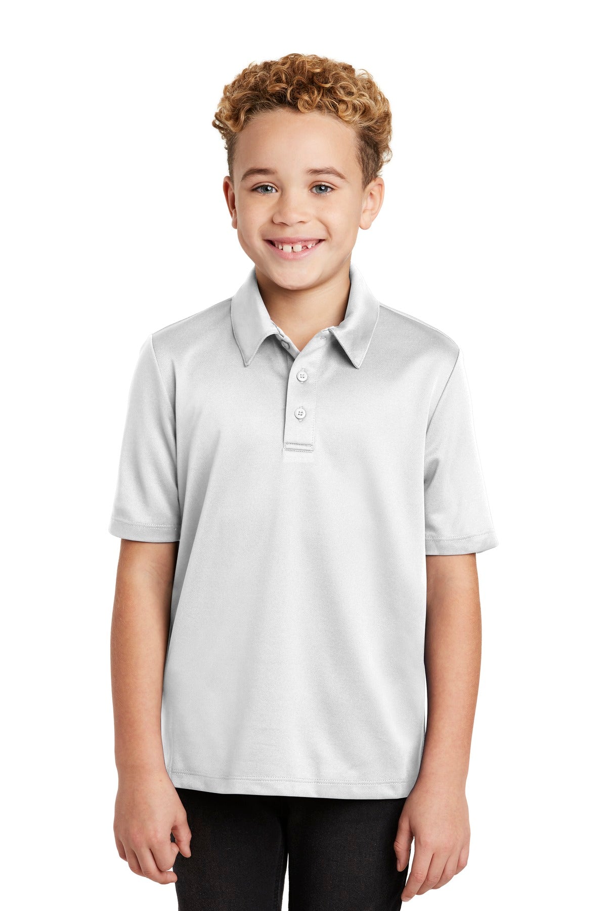 Port Authority® Youth Silk Touch Performance Polo.