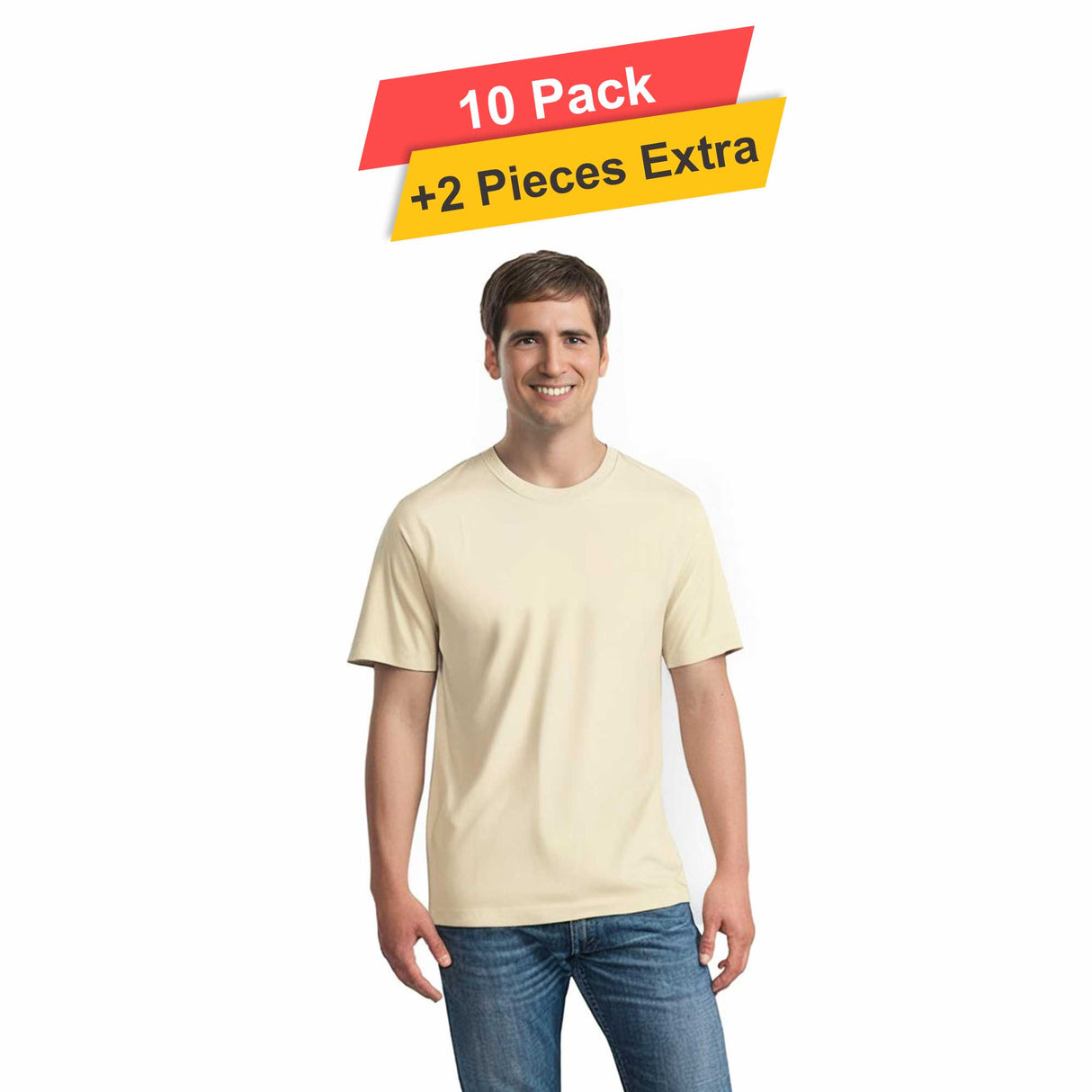 S/S Crew Neck - 10 pack - 100% polyester