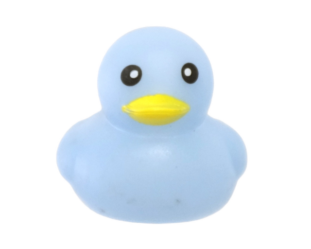 2.5" Blue Decorative Squeaky Duck Baby Shower Decoration - Pack of 10
