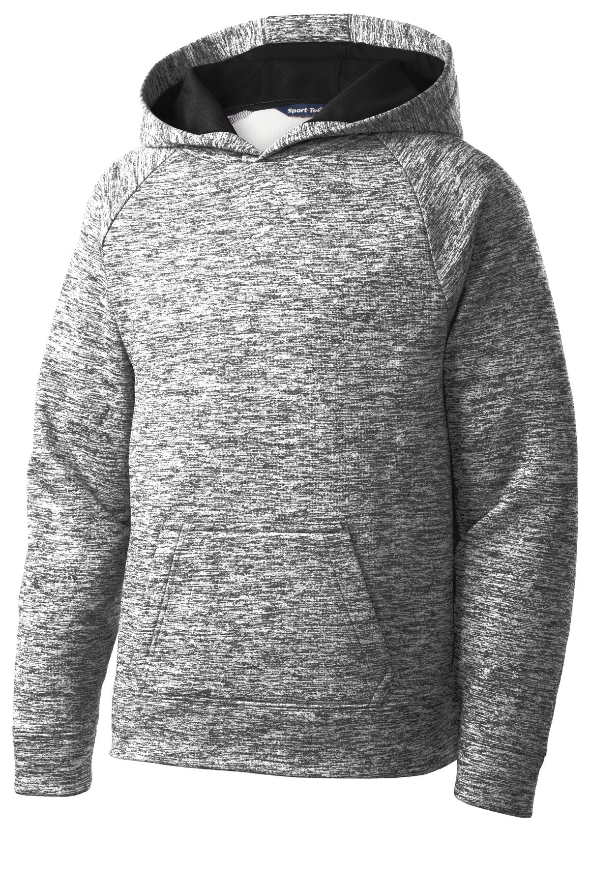 Sport-Tek® Youth PosiCharge Electric Heather Fleece Hooded Pullover