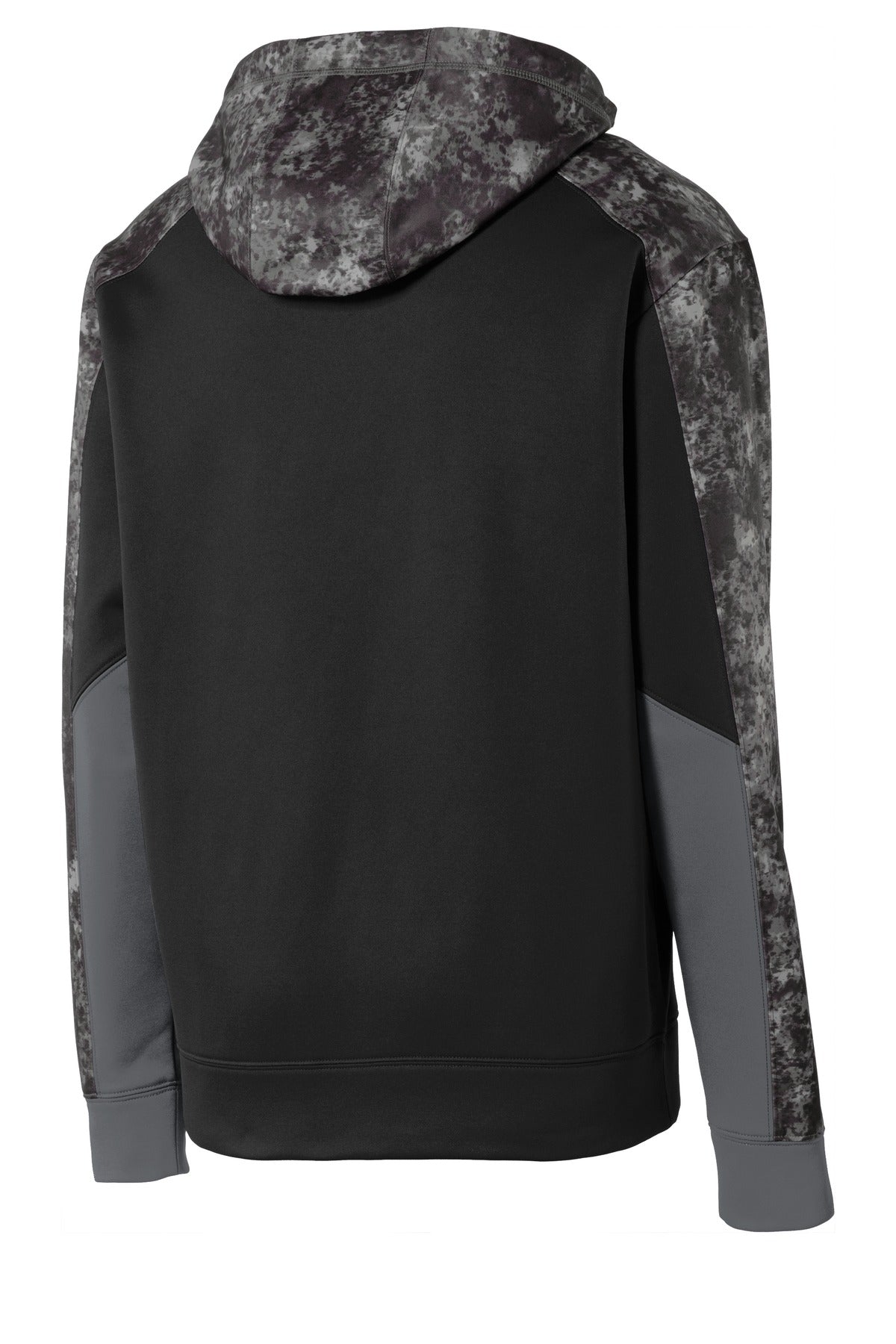 Youth Sport-Wick Mineral Freeze Fleece Colorblock Hooded Pullover