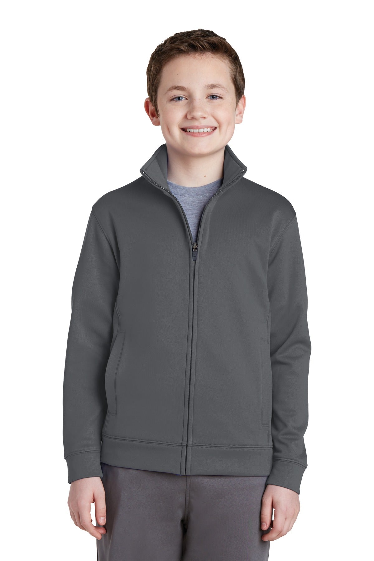 Youth Sport-Wick Fleece Full-Zip Jacket