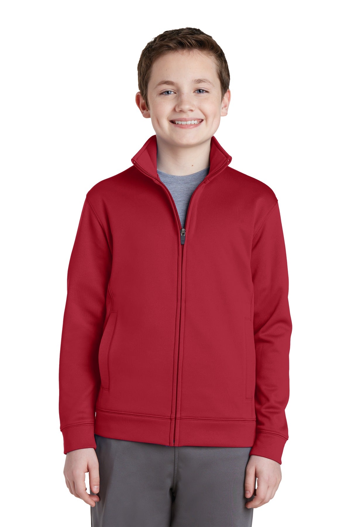 Youth Sport-Wick Fleece Full-Zip Jacket