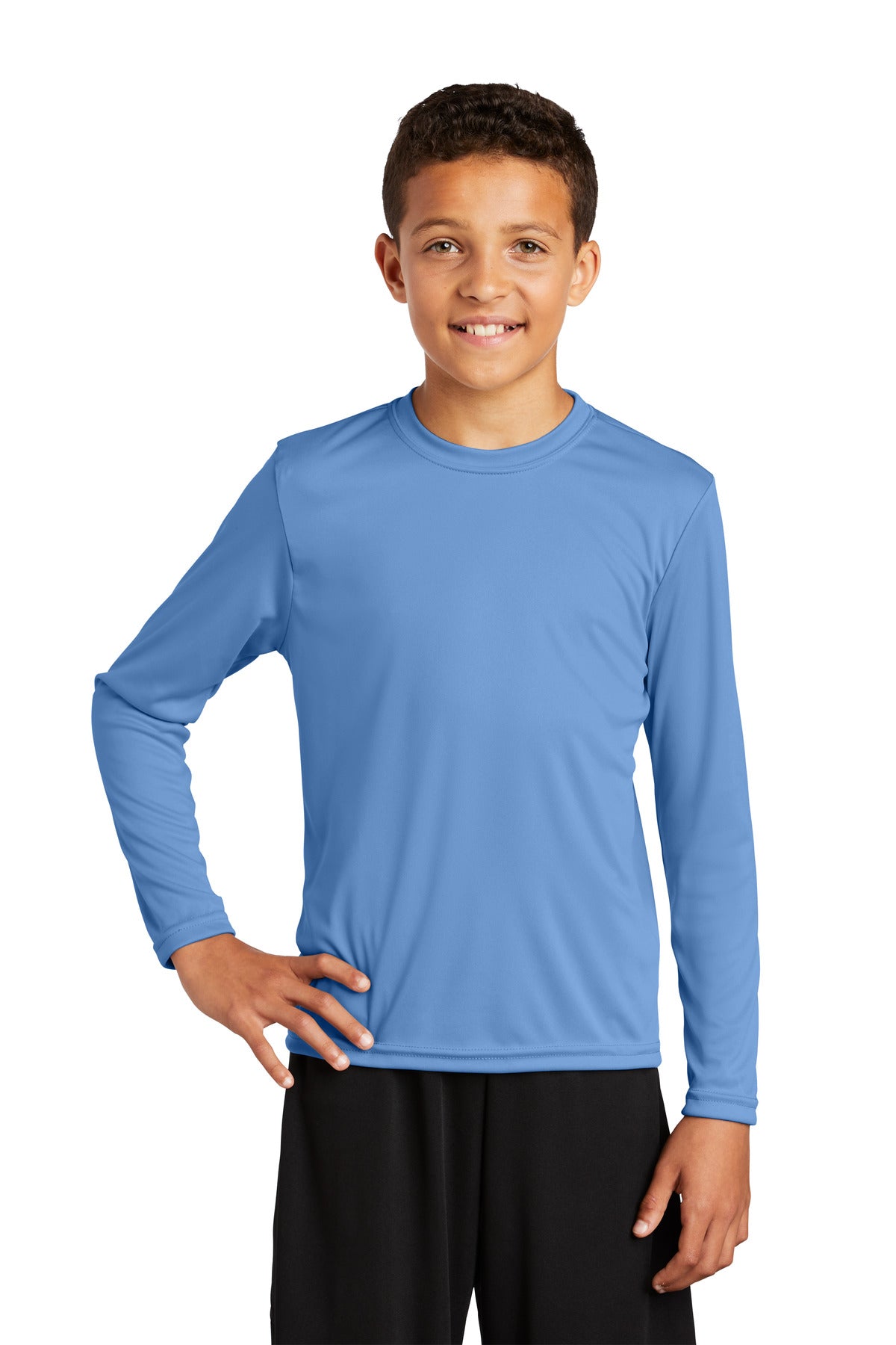 Sport-Tek® Youth CrewneckLong Sleeve PosiCharge Competitor Tee