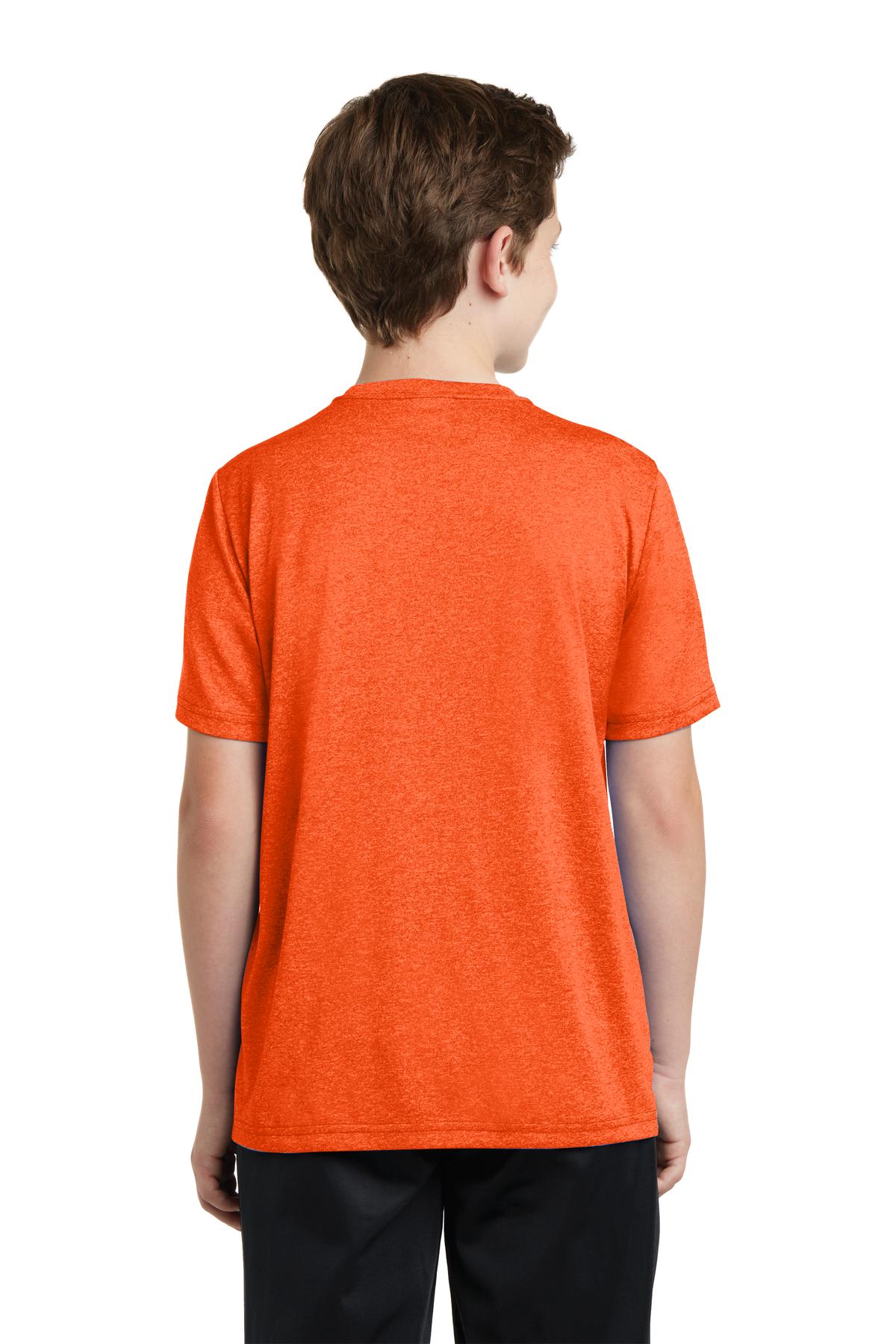 Sport-Tek® Youth Heather Contender Crewneck Short Sleeve Tee