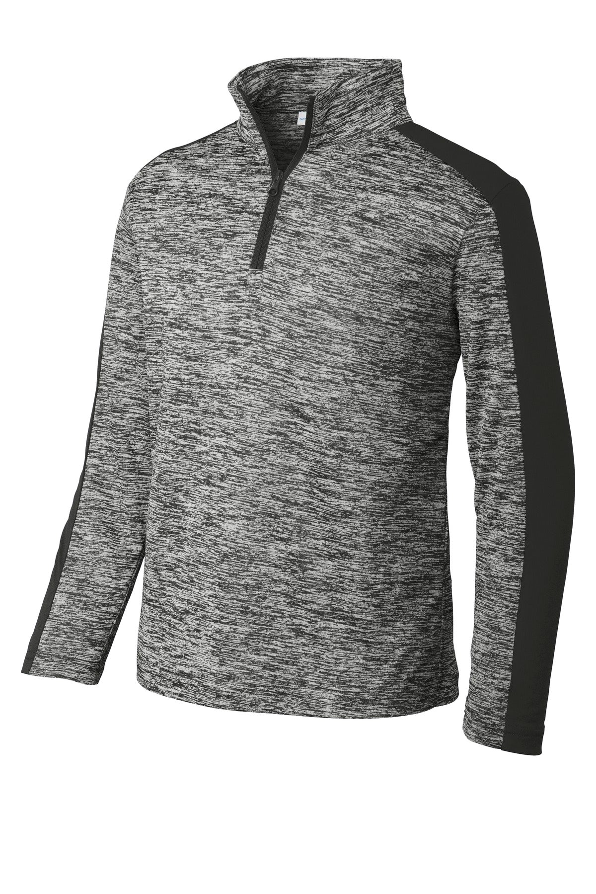 Sport-Tek® Youth PosiCharge Electric Heather Colorblock 1/4-Zip Pullover