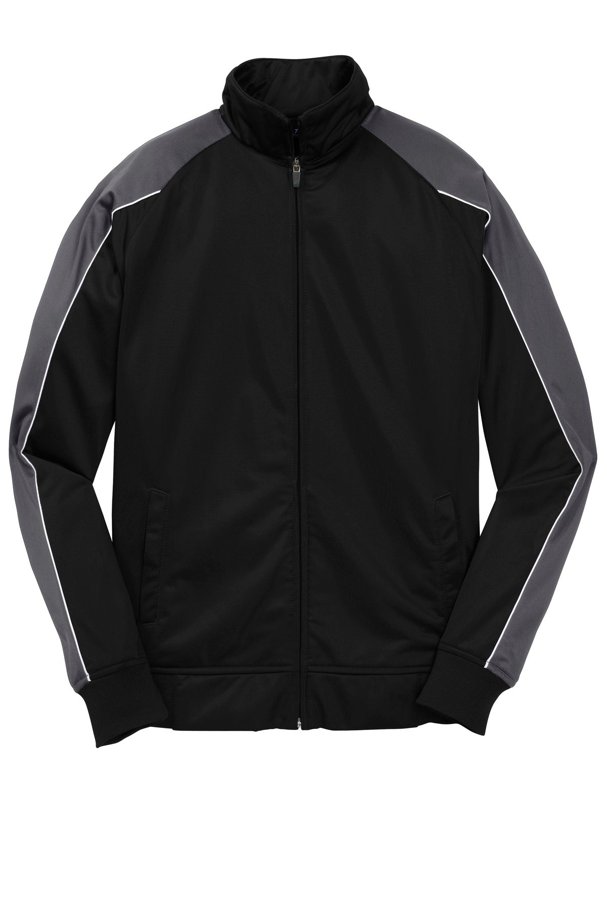Sport-Tek® Youth Piped Tricot Track Jacket