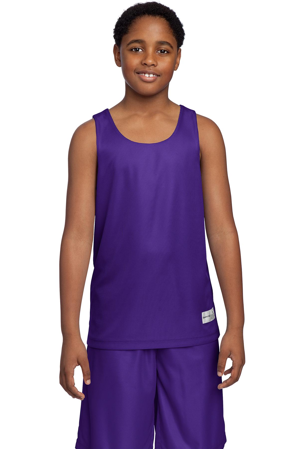 Sport-Tek® Youth PosiCharge Mesh Reversible Tank
