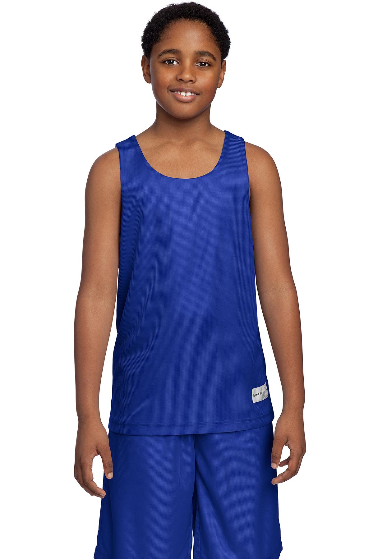 Sport-Tek® Youth PosiCharge Mesh Reversible Tank