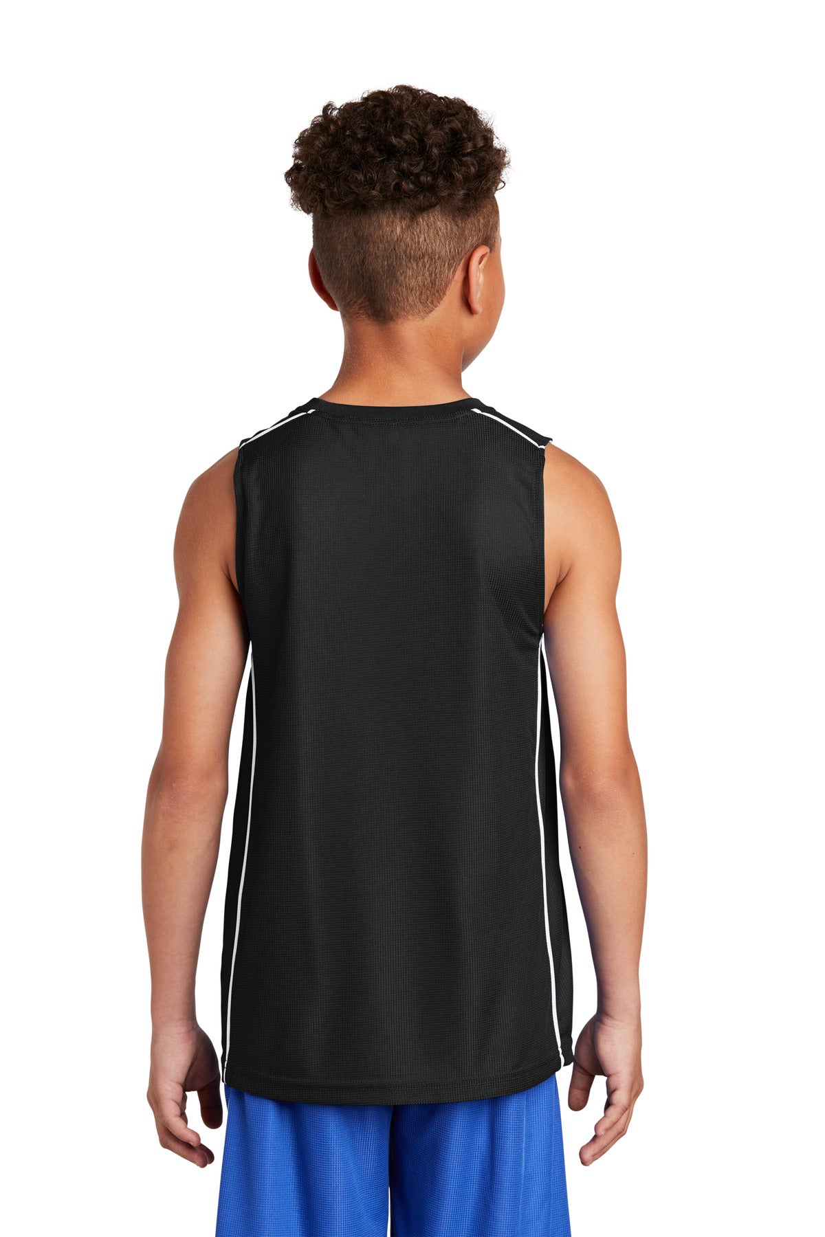Sport-Tek® Youth Posi Charge Mesh Reversible Sleeveless Tee