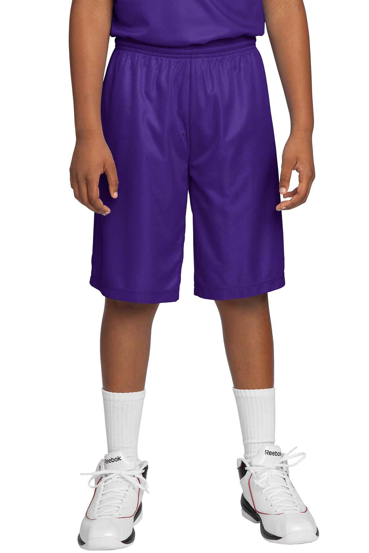 Sport-Tek® Youth PosiCharge Mesh Reversible Short