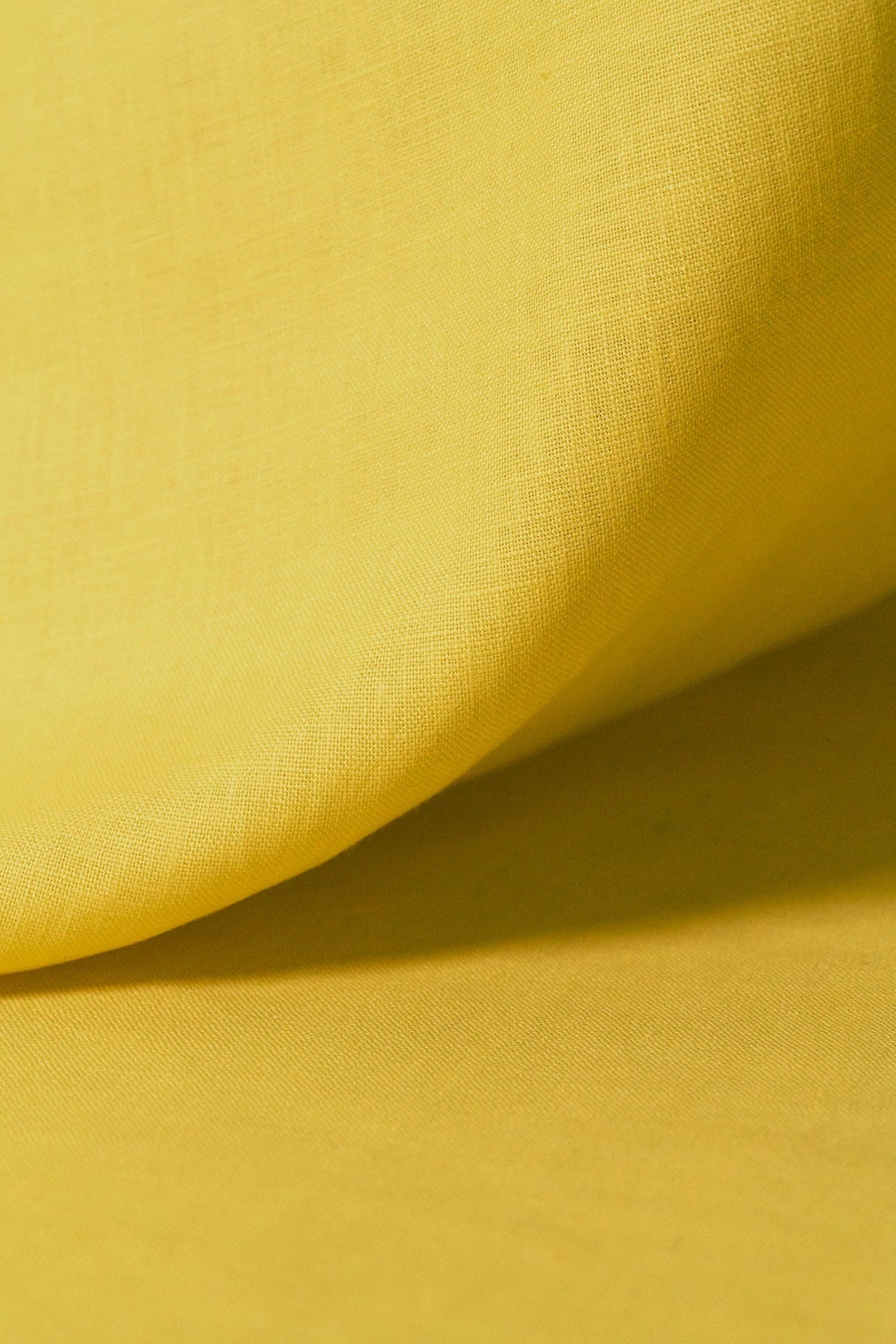 Pure Linen Mustard Fabric 5.5 oz