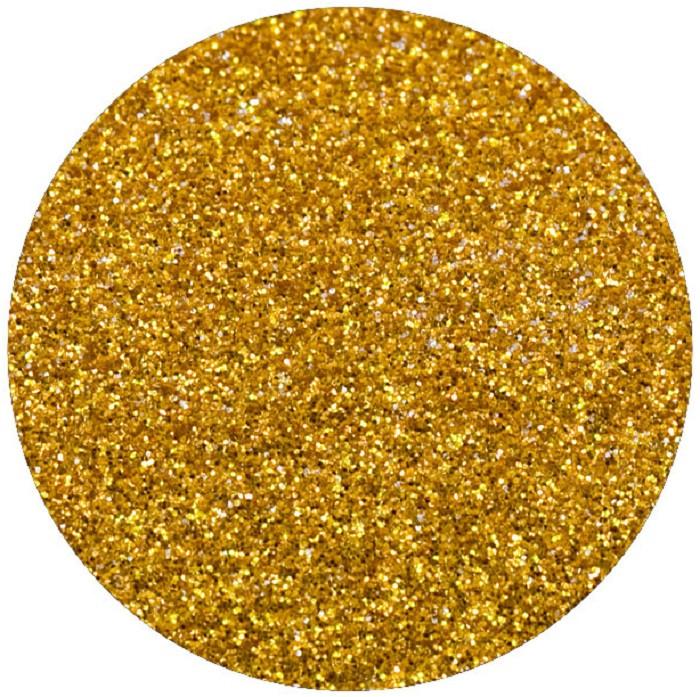 Glitter Vinyl Heat Transfer Vinyl Fabric - Yellow Gold, 20" H x 12" W (Foot)