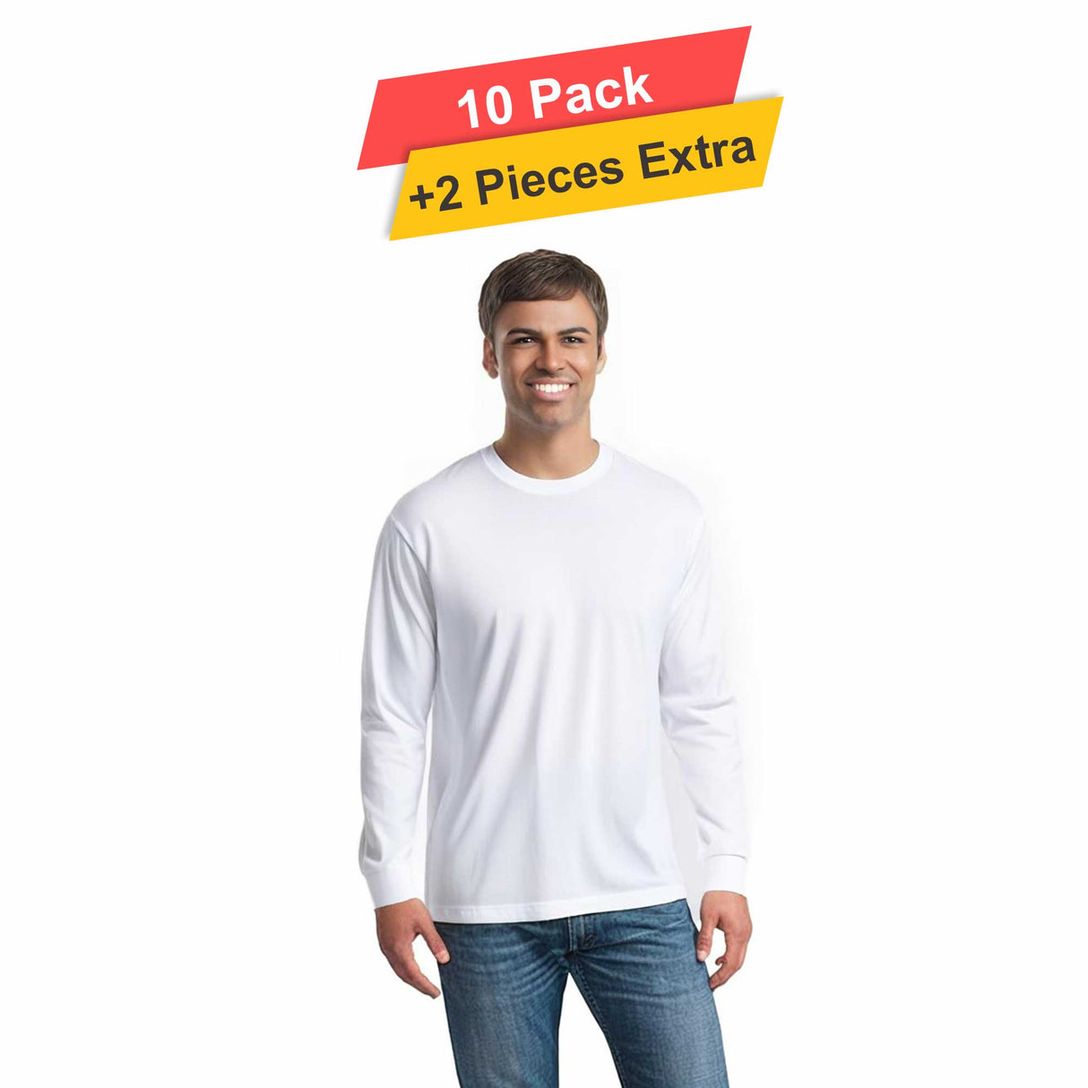 Polymesh Crew Neck - 10 Pack - 5 Oz./yd² - 100% Polyester (Cotton Feel)
