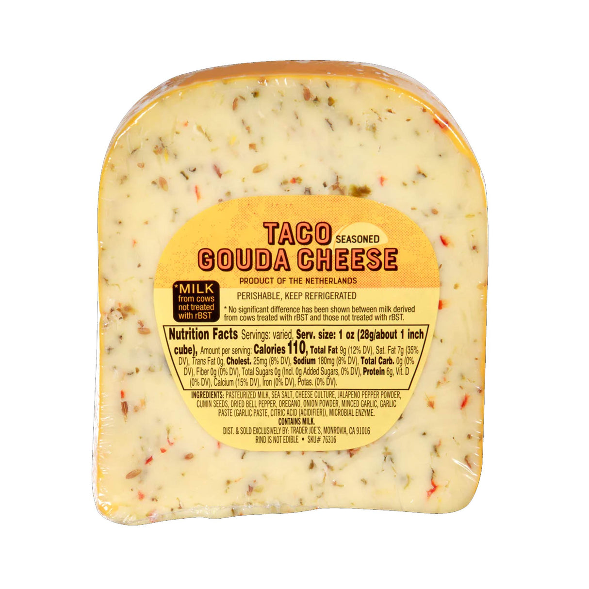Taco Seasoned Gouda Cheese