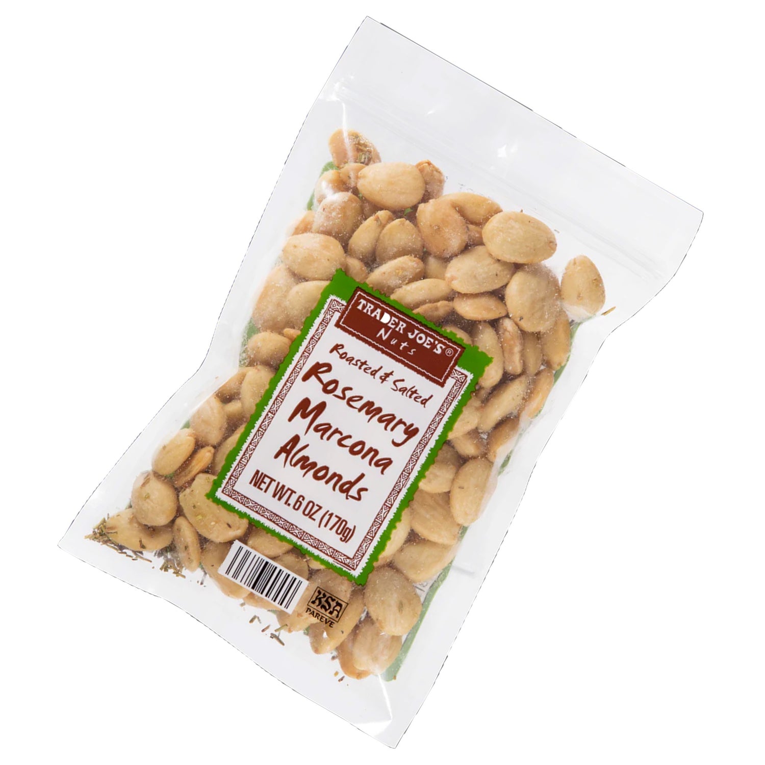 Trader Joe`s Roasted and Salted Marcona Almonds with Rosemary Net Wt | 6 oz